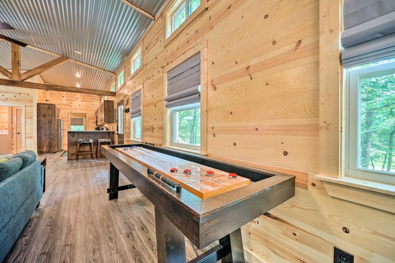 Stylish Cabin By Beavers Bend Hot Tub And Fire Pit Брокен-Боу Экстерьер фото